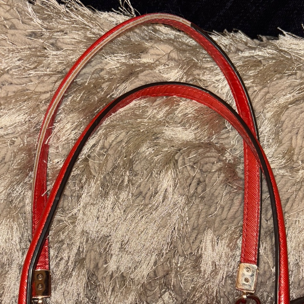 Vintage Coach Red Leather Satchel - Picture 7 of 11